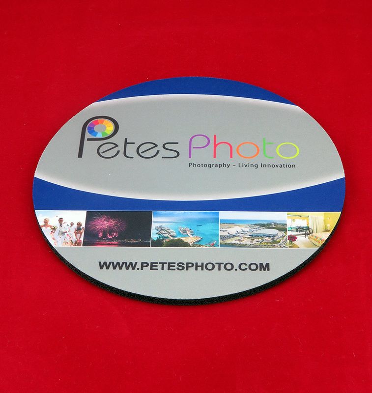 CO_MPR75.jpg :: White Sublimation Fabric Mousepad - 7.5\