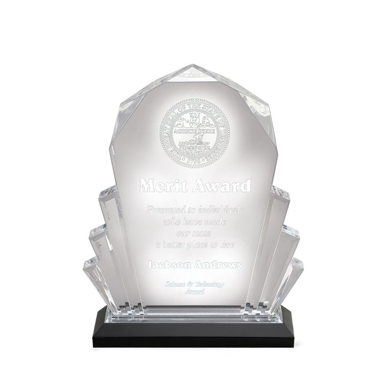 JD-iMP101S.jpg :: 6 x 8 Silver Faceted Impress Acrylic $95.75
(BASE INCLUDED)