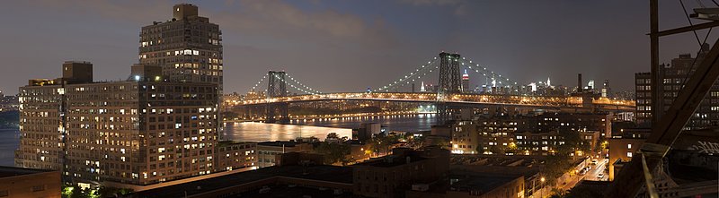NYC Skyline From Brooklyn.jpg :: NYC Skyline From Brooklyn - this is a huge panorama around 6 feet long