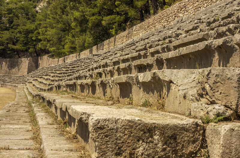 Ancient Stadium of Delphi.jpg :: Ancient Stadium of Delphi 