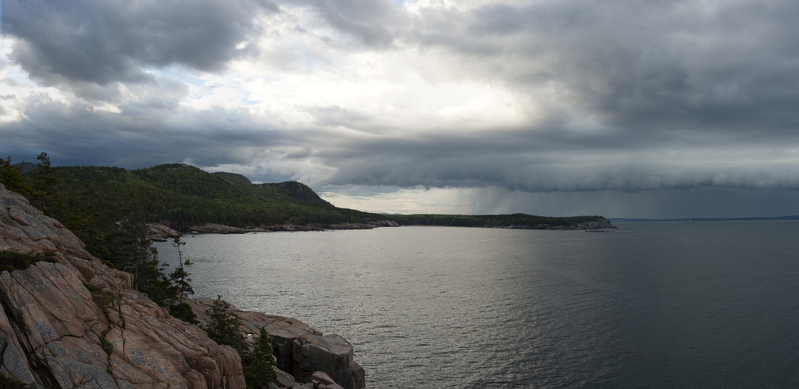 Bar harbor at sunset with heavy rain on the way.jpg :: Bar Harbor
