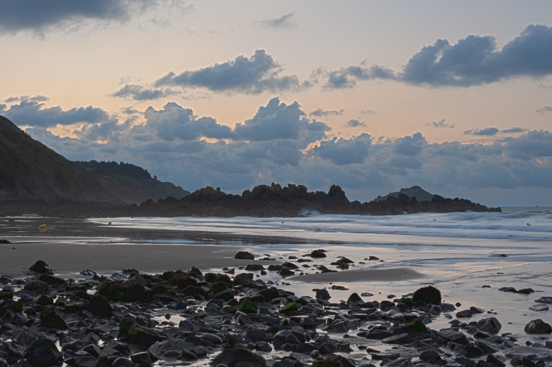 Beach Sunset in Bretagne.jpg :: Beach Sunset in Bretagne