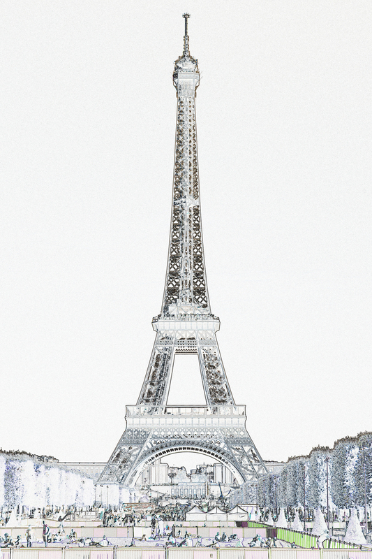 Eiffel Tower 2.jpg :: Eiffel Tower in the summer
