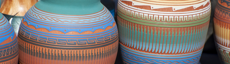 Grand Canyon 2010 pottery.jpg :: Patterns on pottery at the Grand Canyon