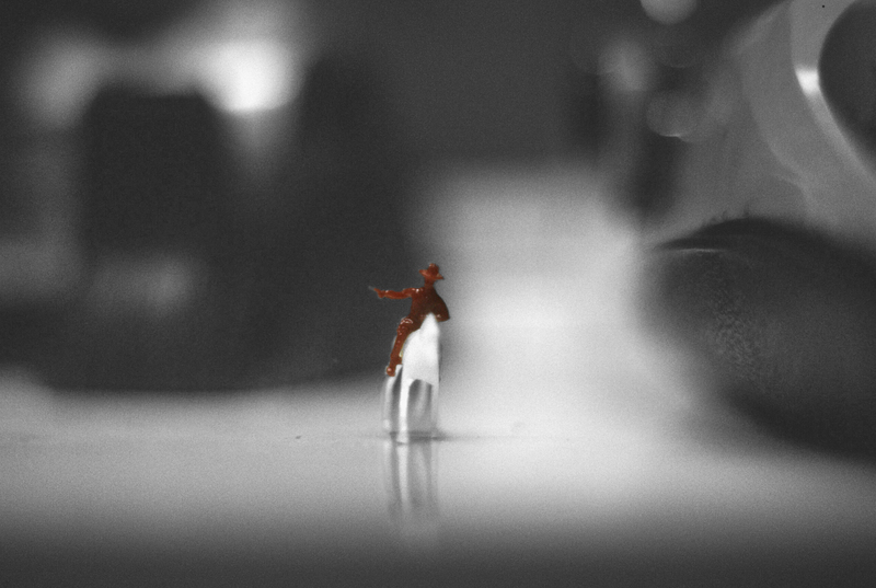 Lone cowboy.jpg :: Lone cowboy circa 1972