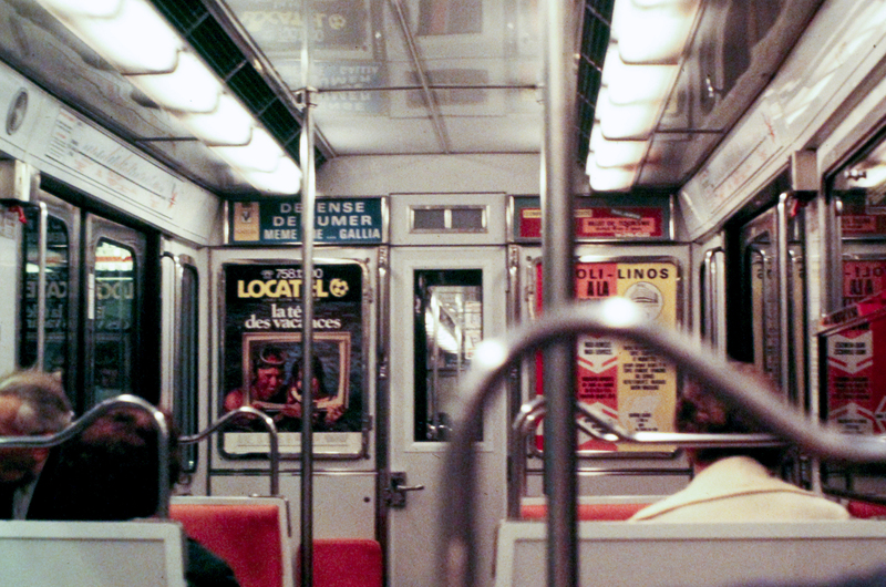 Paris Metro circa 1975.jpg :: Paris Metro circa 1975