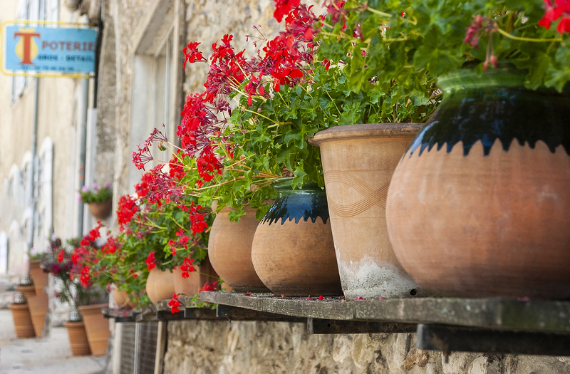 Planters.jpg :: A row of planters