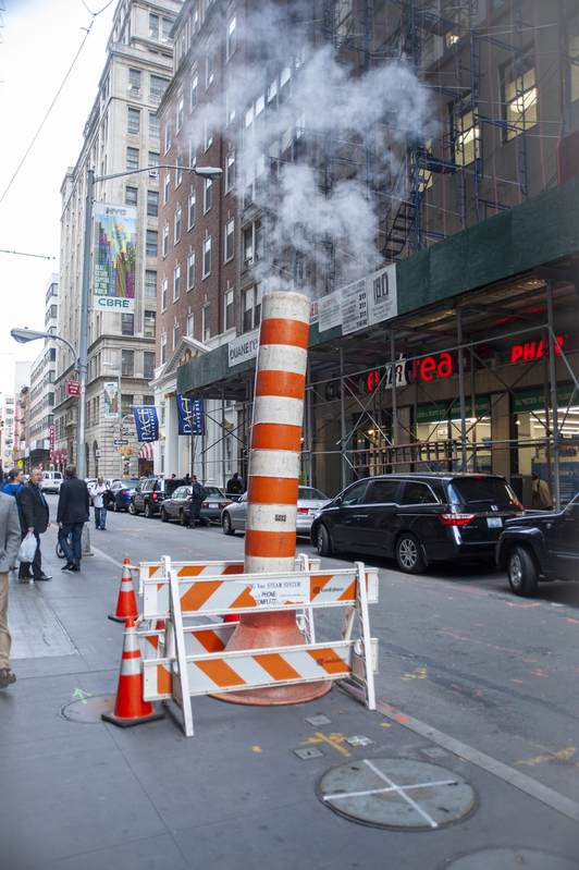 Releasing the steam under NYC.jpg :: Releasing the steam under NYC