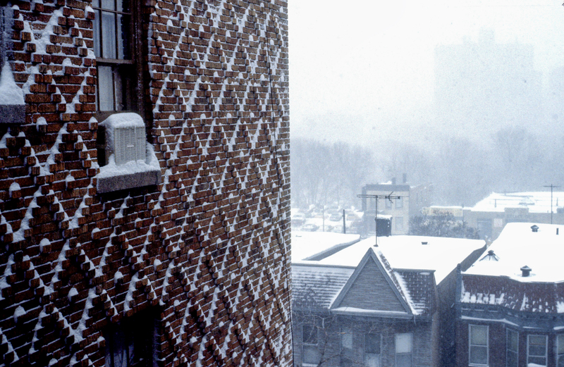 Snowy day in the Bronx 1978.jpg :: Snowy day in the Bronx 1978