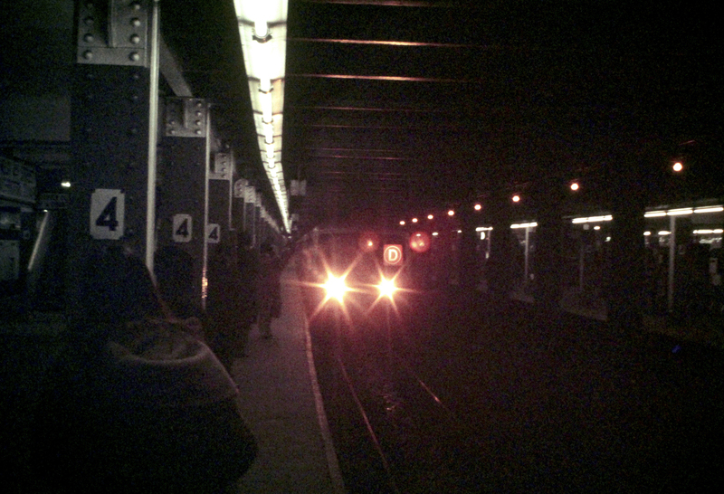 The D train at West 4th Street.jpg :: The D train at West 4th Street, circa 1973