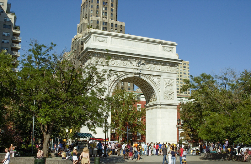 Washington Square Arch in Washington Square Park.jpg :: Washington Square Arch in Washington Square Park
