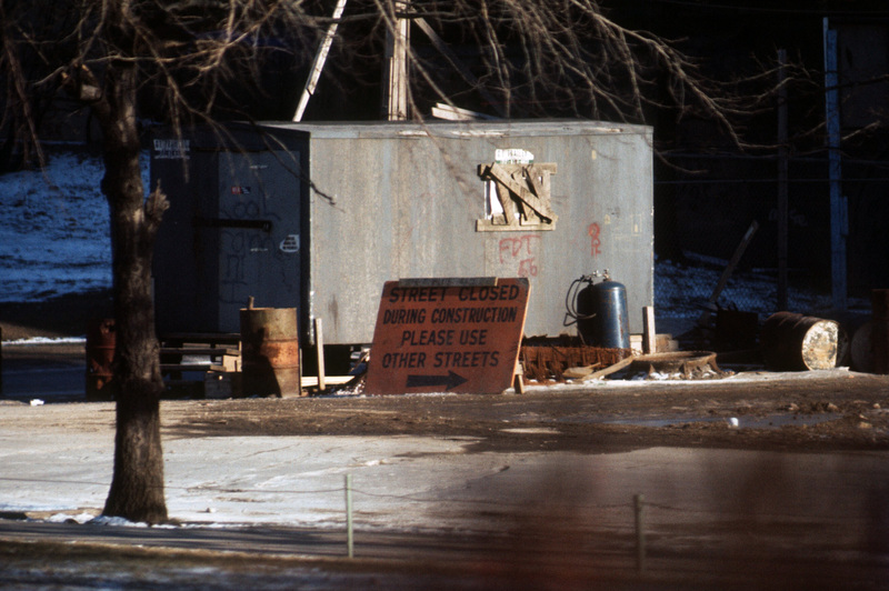 construction site.jpg :: construction site Bronx Circa 1972