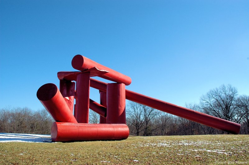 63_DSC_0769 red pipe sculpture 011406.jpg :: In 1968, Mrs. Matilda Laumeier bequeathed the first 72 acres of the future Laumeier Sculpture Park, together with a large story-and-a-half house of cut stone, to the people of St. Louis County in memory of her husband, Henry H. Laumeier, for the benefit of the greater St. Louis metropolitan area. In 1975, the park was proposed as a possible site for the exhibition of sculpture and the concept of Laumeier Sculpture Park emerged. Catapulted by a collaborative of citizen leaders in the arts, education and business communities, Laumeier Sculpture Park, 501(c)3, was incorporated in September 1977; over the years it has grown to 105-acres. Laumeier Sculpture Park today has over 300,000 visitors annually.

 

Accredited by the American Association of Museums, Laumeier Sculpture Park is today an institution of international significance. The institution itself is one of a handful of open-air museums around the world and a unique compliment to the cultural landscape of the St. Louis region. Laumeier provides high-quality learning experiences for the greater St. Louis community and for visitors from all over the world. The many changing exhibitions, concerts, educational programs, lectures and special events developed at Laumeier Sculpture Park for all to enjoy support the mission of the institution.


