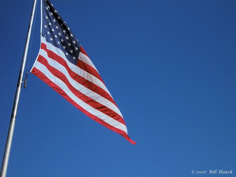 86_100_1877 US Flag 091305.jpg :: The American flag is a symbol known around the world - for freedom.