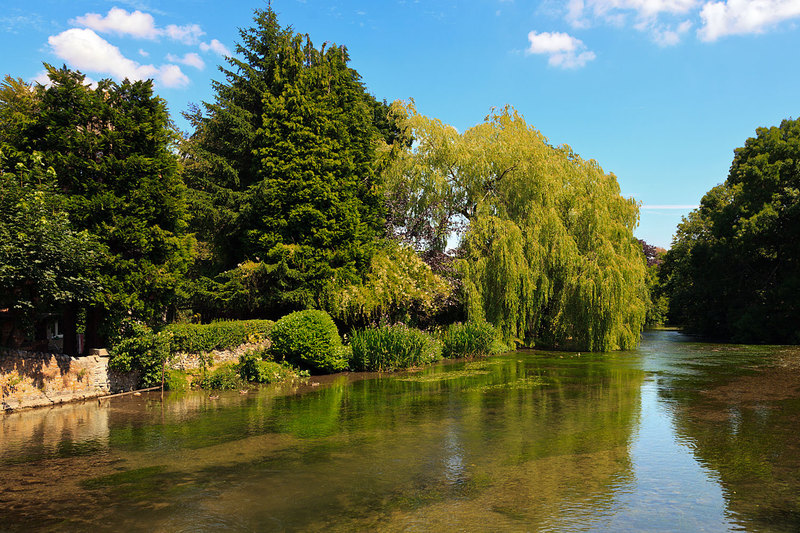 AFD_1820.jpg :: River Wye flowing through Ashford in the Water Derbyshire UK