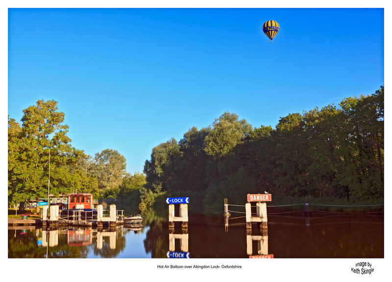 Abingdon-Lock.jpg :: Hot Air Balloon over Abingdon Lock on the River Thames