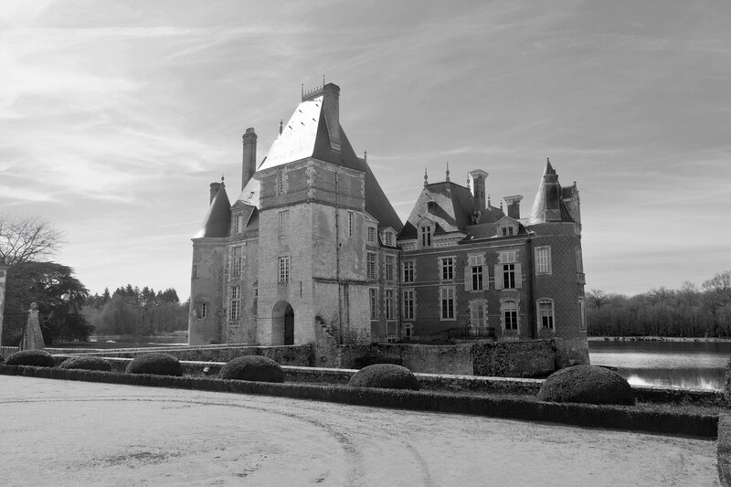 FRA_98292w(1).jpg :: Château de La Bussiére (The Fisherman's Castle) in the Loire Valley, France