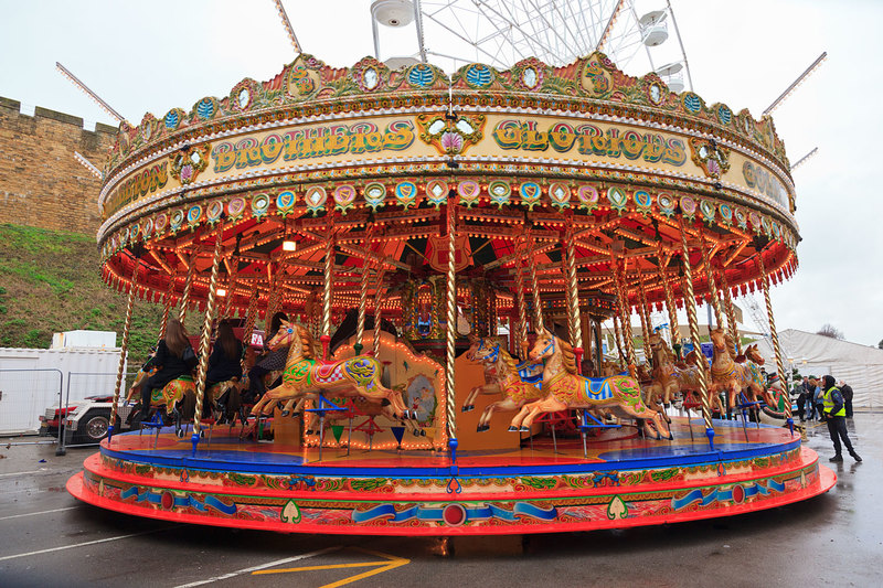 LCM_022(1).jpg :: Carousel Ride at the Lincoln Christmas Market Lincolnshire UK