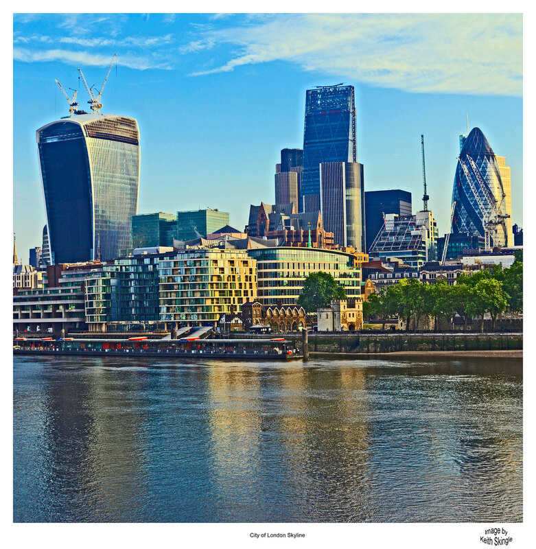 LON_58481-PRINT(1).jpg :: City of London Skyline 2014 from Tower Bridge