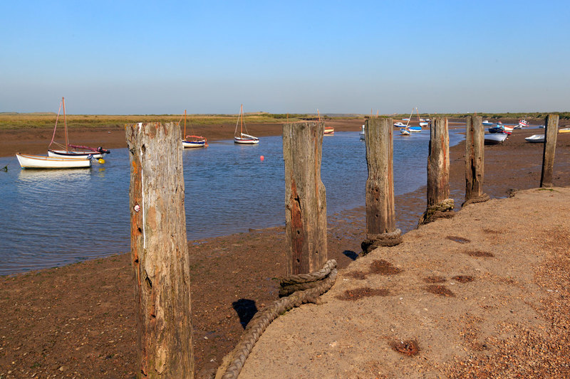 NFK_9109-1.jpg :: Mooring posts Burnham Overy Staithe Norfolk