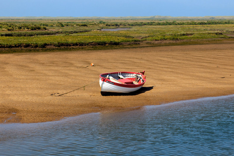 NFK_9113.jpg :: Beached at Low Tide Burnham Overy Staithe