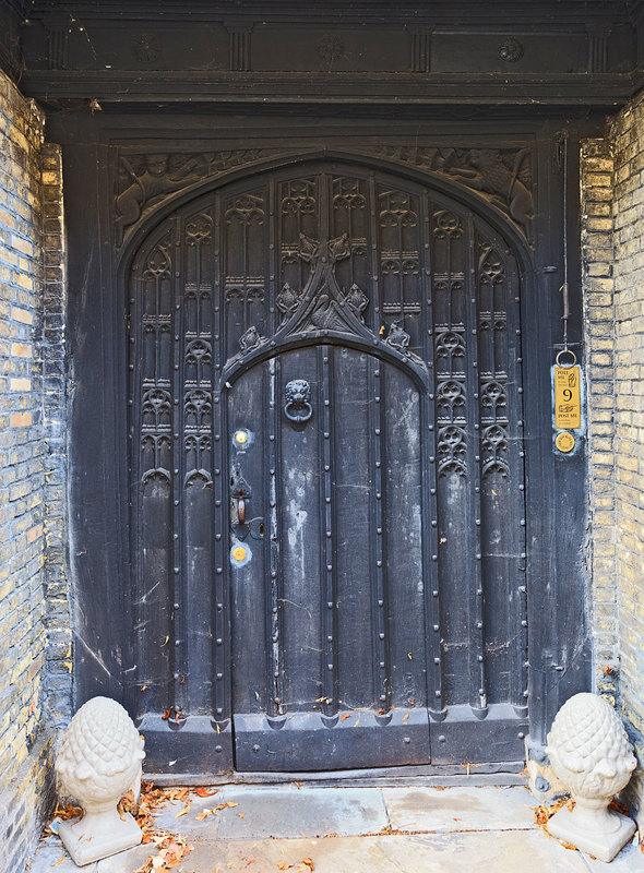 NFK20_011.jpg :: Old Tudor Style wood door, Nelson Street, Kings Lynn, Norfolk, UK