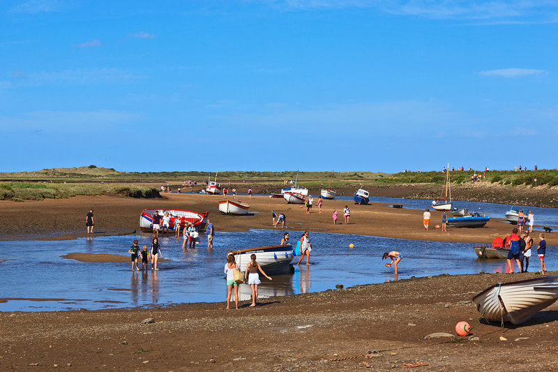 NFK20_096(1).jpg :: Busy Summers Day at Burnham-Overy-Staithe, Norfolk, UK