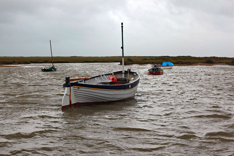 NFK20_101.jpg :: The creek at Burnham-Overy-Staithe ona dull day in September