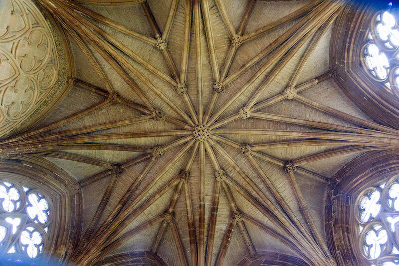 NSW21_002.jpg :: Southwell Minster Chapter House Vaulted Ceiling