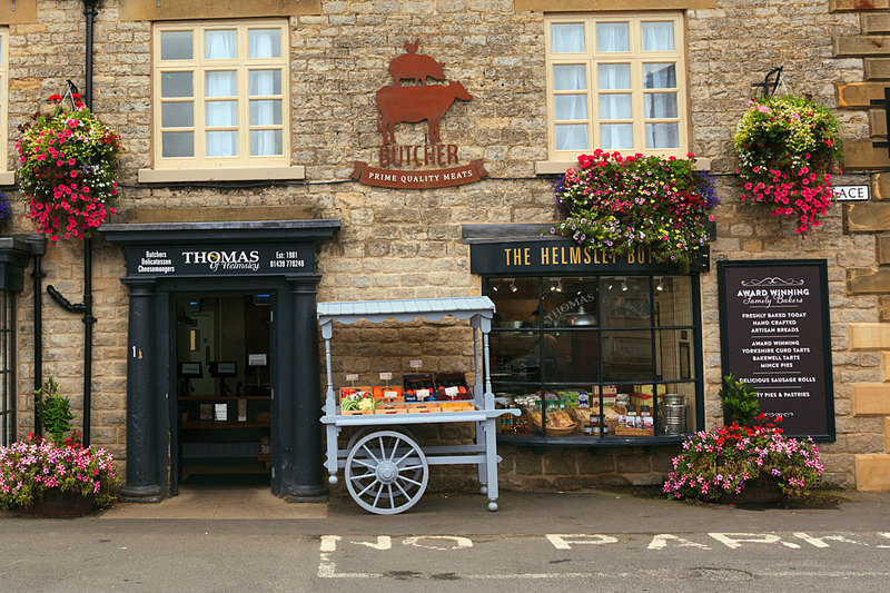 NYH_1820.jpg :: Butchers & Bakers shop in Helmsley North Yorkshire UK