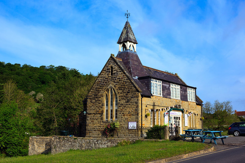 NYM19_001.jpg :: Old School House conversion to shop and accommodation in Hutton-le-Hole, North Yorkshire