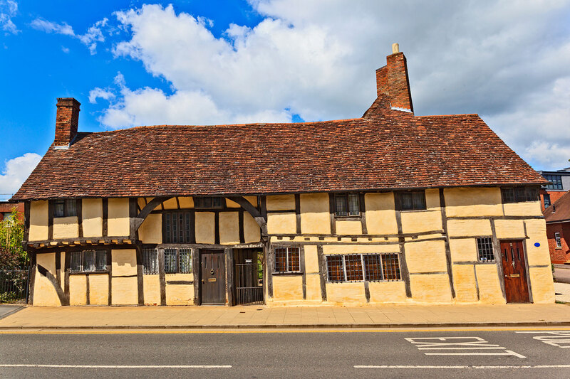 SFD21_005.jpg :: Masons Court, Rother Street, Stratfor-upon-Avon. The Oldest house in Stratford-upon-Avon Circa 1481