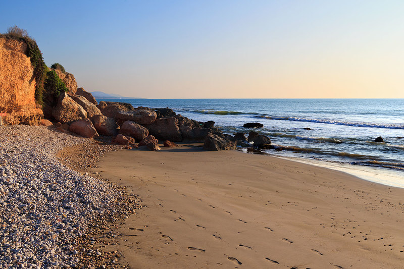SPN_8251.jpg :: Early Morning on the Beach at Alcossebra on the Costa de Azahar, Spain
