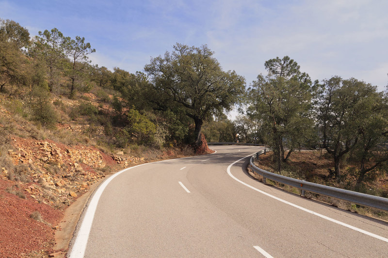 SPN_9293(1).jpg :: Winding mountain road through Parque Natural Serra D'espada between Chovar and Eslida, Province of Castellon, Valencia, Spain