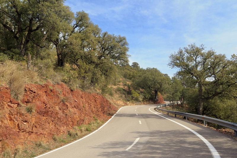SPN_9294(1).jpg :: Winding mountain road through Parque Natural Serra D'espada between Chovar and Eslida, Province of Castellon, Valencia, Spain