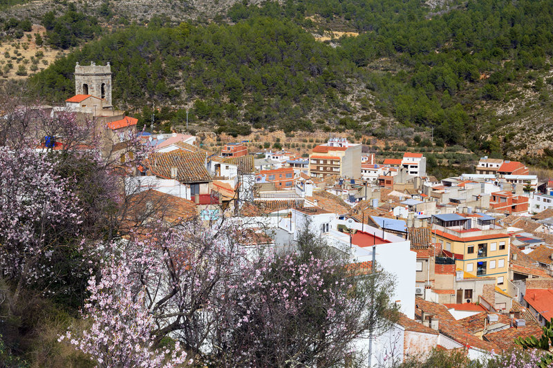 SPN_9305(1).jpg :: Eslida a Mountain Village in Parque Natural Serra d'Espada in the province of Castellon, Spain