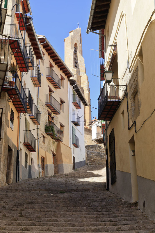 SPN_9608(1).jpg :: Saint Joan Street in Morella in the Province of Castellon Spain