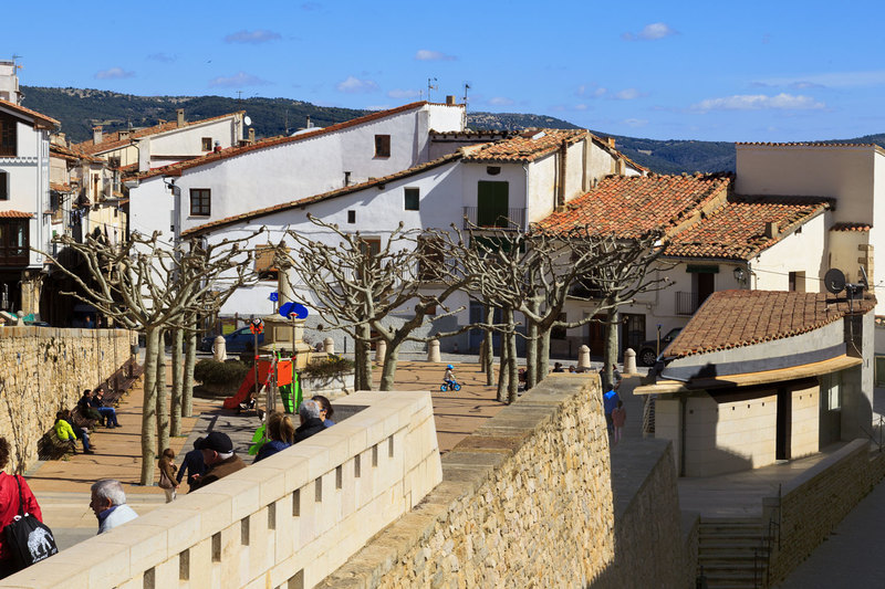 SPN_9626(1).jpg :: The walled city of Morella in the Province of Castellon Spain