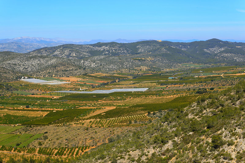SPN_9677.jpg :: View over the valley from the Hermitage of Saint Lucy and Saint Benet, Alcossebre, Spain