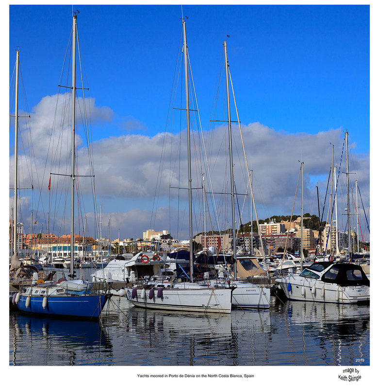 SPN19_0221(1).jpg :: Yachts moored in the Marina in Puerto de Dénia on the Costa Blanca, Spain