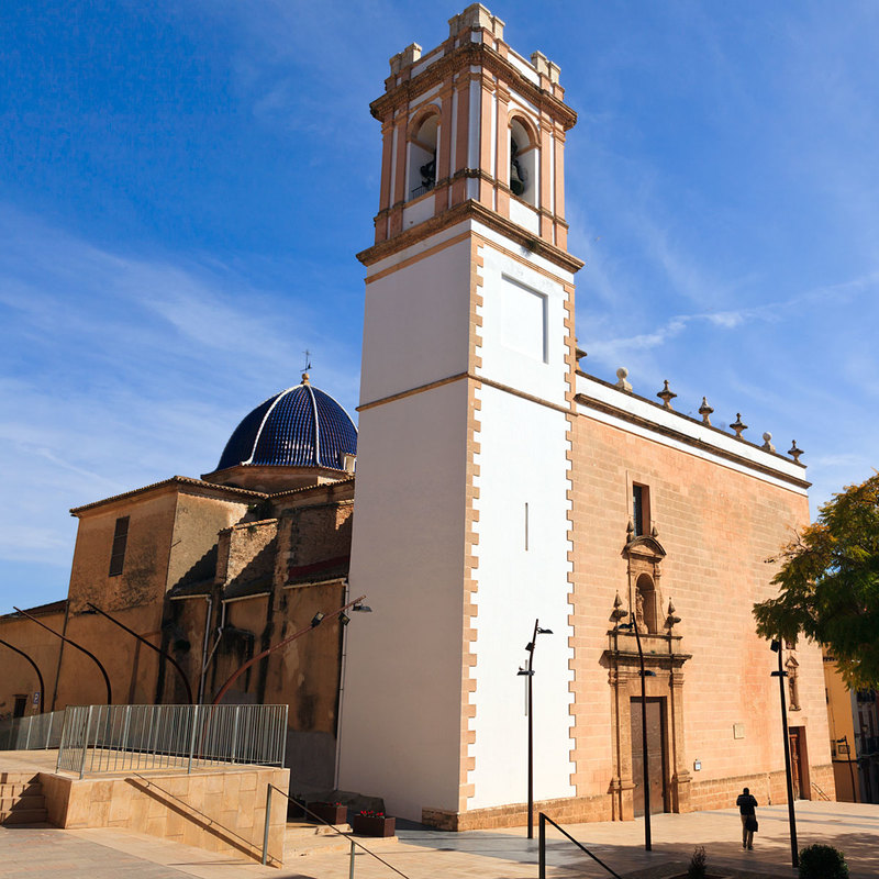 SPN19_259-1.jpg :: Church of the Ascension (Iglesia De La Asuncion) in Dénia, Costa Blanca, Spain