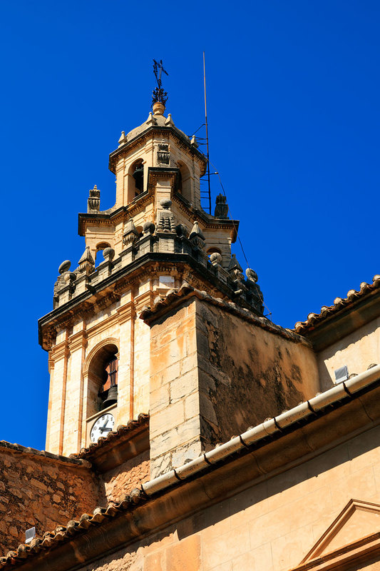 SPN19_296.jpg :: Bell Tower of Pego Church (Iglesia-de-la-asuncion) in the province of Alicante in Spain