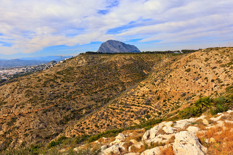 SPN19_367.jpg :: Landscape of the area around Cap Sant Antoni above Jåvea on the Costa Blanca Spain