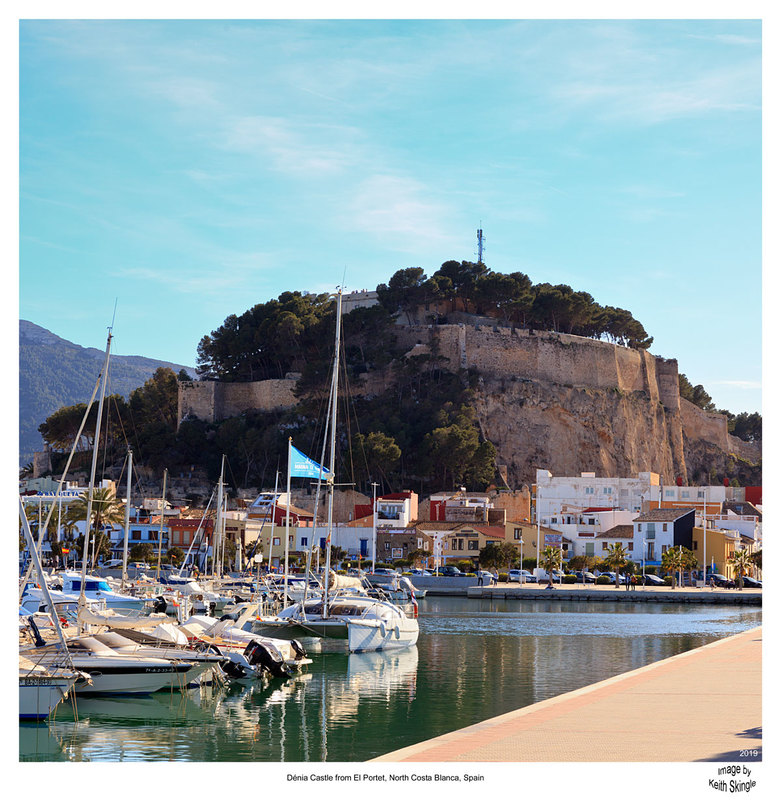 SPN19_4561(1).jpg :: Dénia Castle viewed from El Portet Marina, Dénia, Costa Blanca, Spain