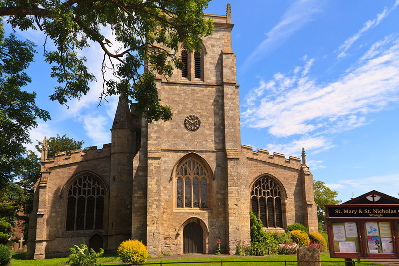 WGL_8726.jpg :: St Mary & St Nicholas 13th century Church in the Village of Wragby in Lincolnshire
