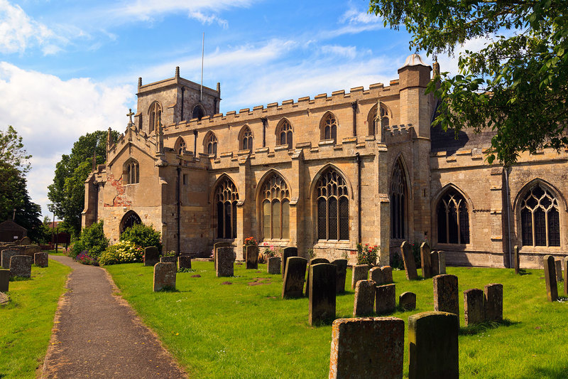 WGL_8735.jpg :: St Mary & St Nicholas 13th century Church in the Village of Wragby in Lincolnshire