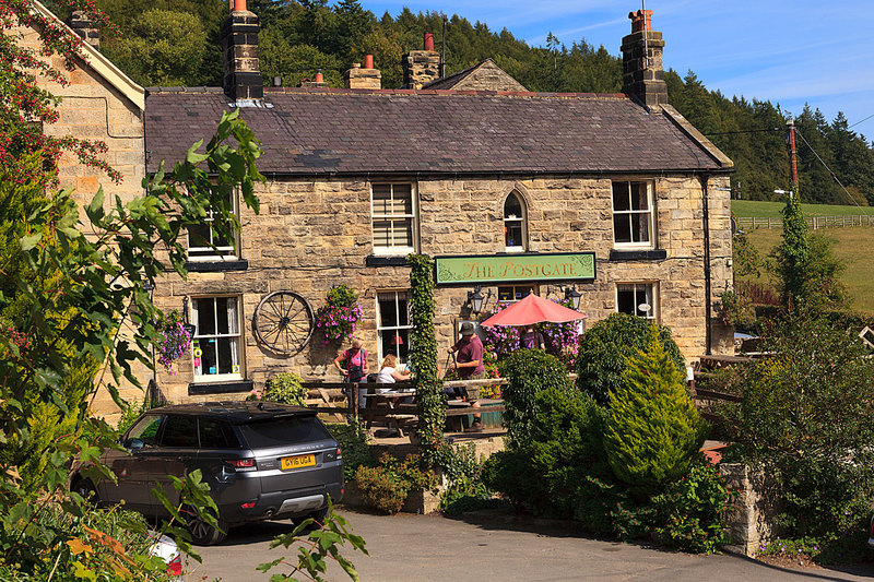 YMV_1808.jpg :: The Postgate Inn at Egton Bridge on the North Yorkshire Moors UK