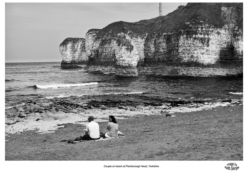YOR_8514(1).jpg :: Couple on beach at Flamborough Head, Yorkshire