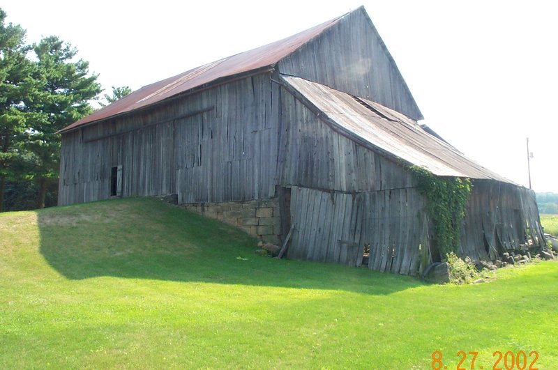 Barn with Stone Foundation in Central OH.jpg :: Barn with Stone Foundation in Central OH