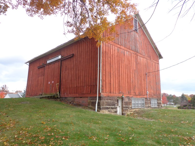 Barn with Stone Foundation in N Olmsted OH.jpg :: Barn with Stone Foundation in N Olmsted OH 